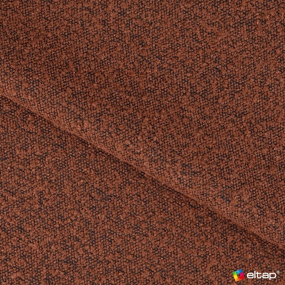 Letto matrimoniale imbottito color terracotta con contenitore e rete inclusi 180x200 cm Pointt – ELTAP