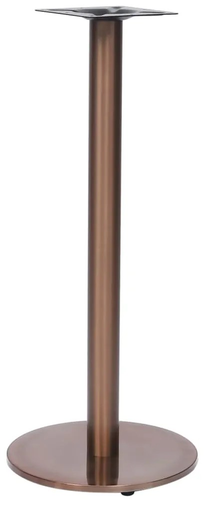 Gamba Per Tavolino Da Bar Oro Ø45x107 Cm İn Acciaio Inox /