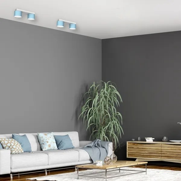 Plafoniera DIXIE 2xGX53/11W/230V blu