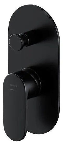 Cersanit S951-322 - Rubinetto doccia per installazione a scomparsa CREA nero