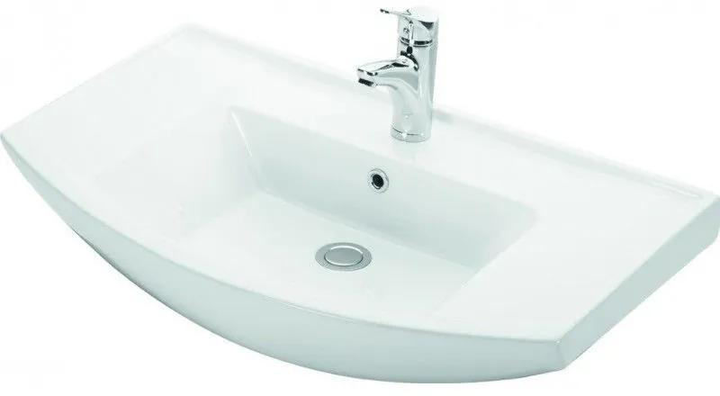 Kamalu - lavabo bagno sospeso 80 cm in ceramica litos-bn80
