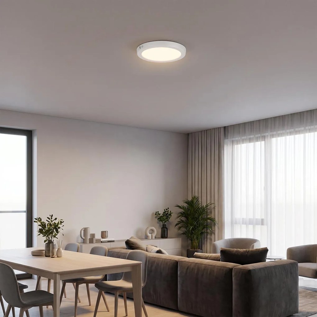 Plafoniera LED Rotonda 24W Ø285mm CCT Bianco Variabile - LEDISENS Colore Bianco Variabile CCT