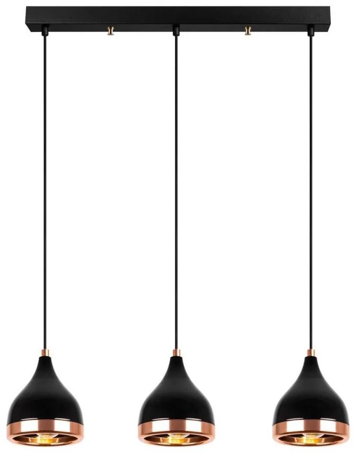 Lampadario su filo  YILDO 3xE27/60W/230V