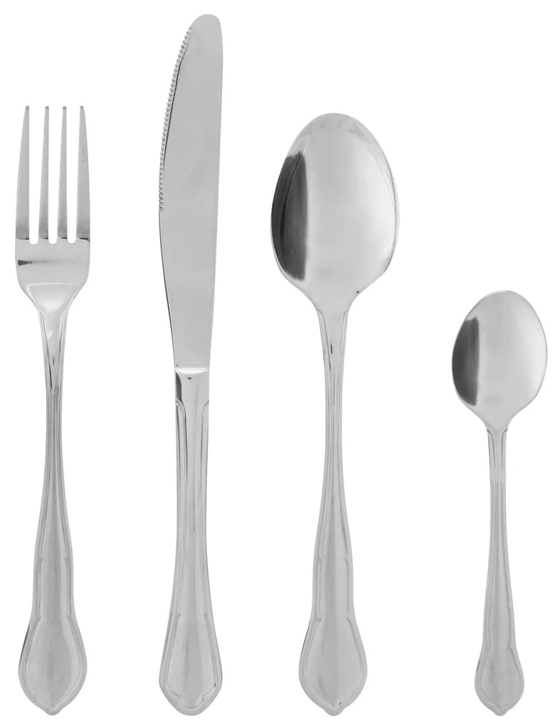 Set 24 posate in acciaio inox Tradition