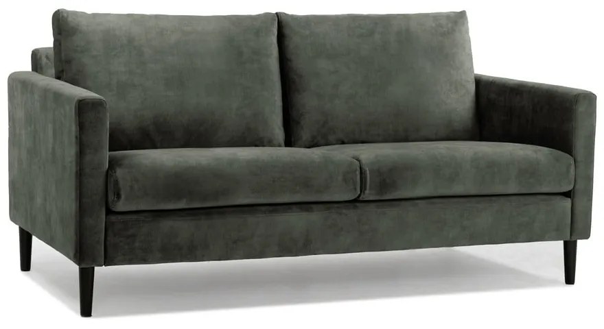 Divano in velluto verde-grigio 153 cm Adagio - Scandic