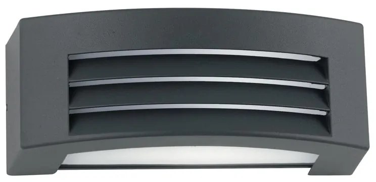 Applique moderno da esterno DENVER-AP nero IP54 E27 INTEC