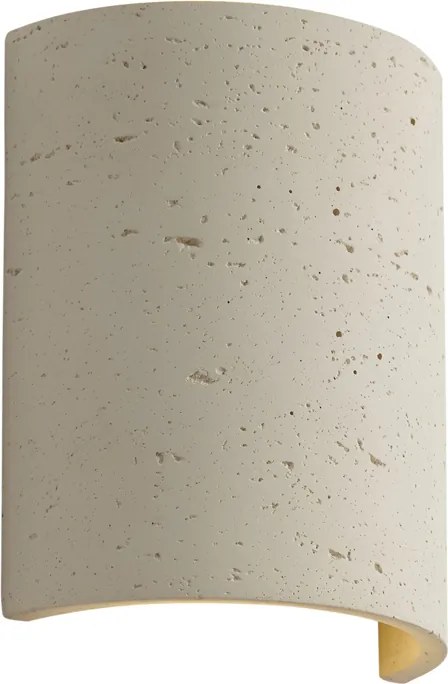 Lampada da parete Japandi Beige 2 luci - Travi