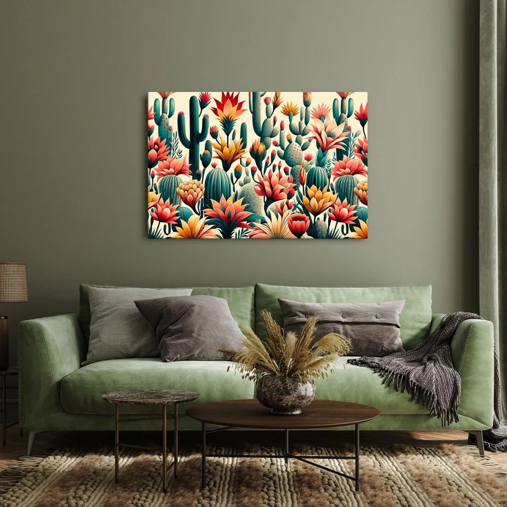 Quadro su tela – Cactus in fiore