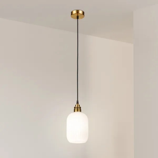 Lampada a sospensione con cavo HECTOR 1xE27/15W/230V Ø 14 cm