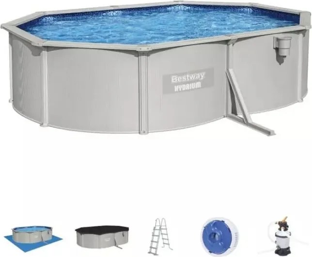 Piscina Ovale Hydrium Bestway 500x360x120 cm