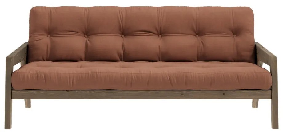 Divano letto arancione 204 cm Grab - Karup Design