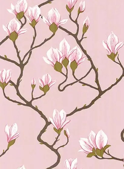 Magnolia - Designtapete von Cole and Son - Altrosa