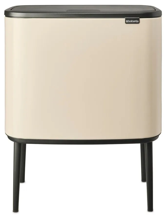 Bidone per rifiuti in acciaio beige touch 36 l Bo Touch Bin - Brabantia