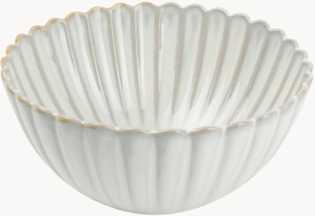 Set di 4 ciotole in porcellana Lotus