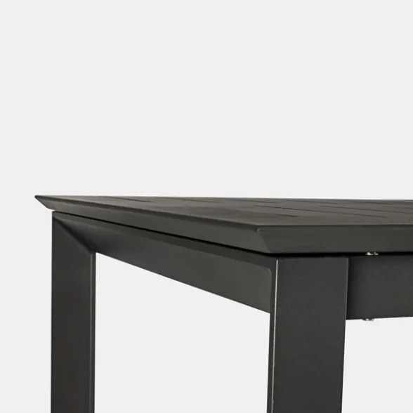 Tavolo Allungabile In Alluminio Per Esterni 100x160-240 Konnor Antracite Bizzotto