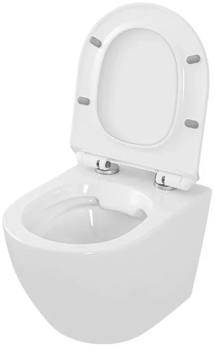 Wc sospeso Rimless serie Tokyo in ceramica bianco lucido