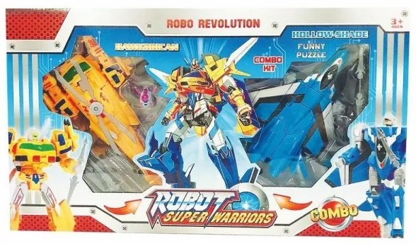 Trade Shop - Robot Super Warriors Guerrieri Trasformabili Giocattolo Gioco Bambini