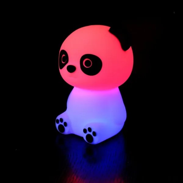 MegaLight - Lampada a LED RGB dimmerabile per bambini PADDY PANDA LED/5V