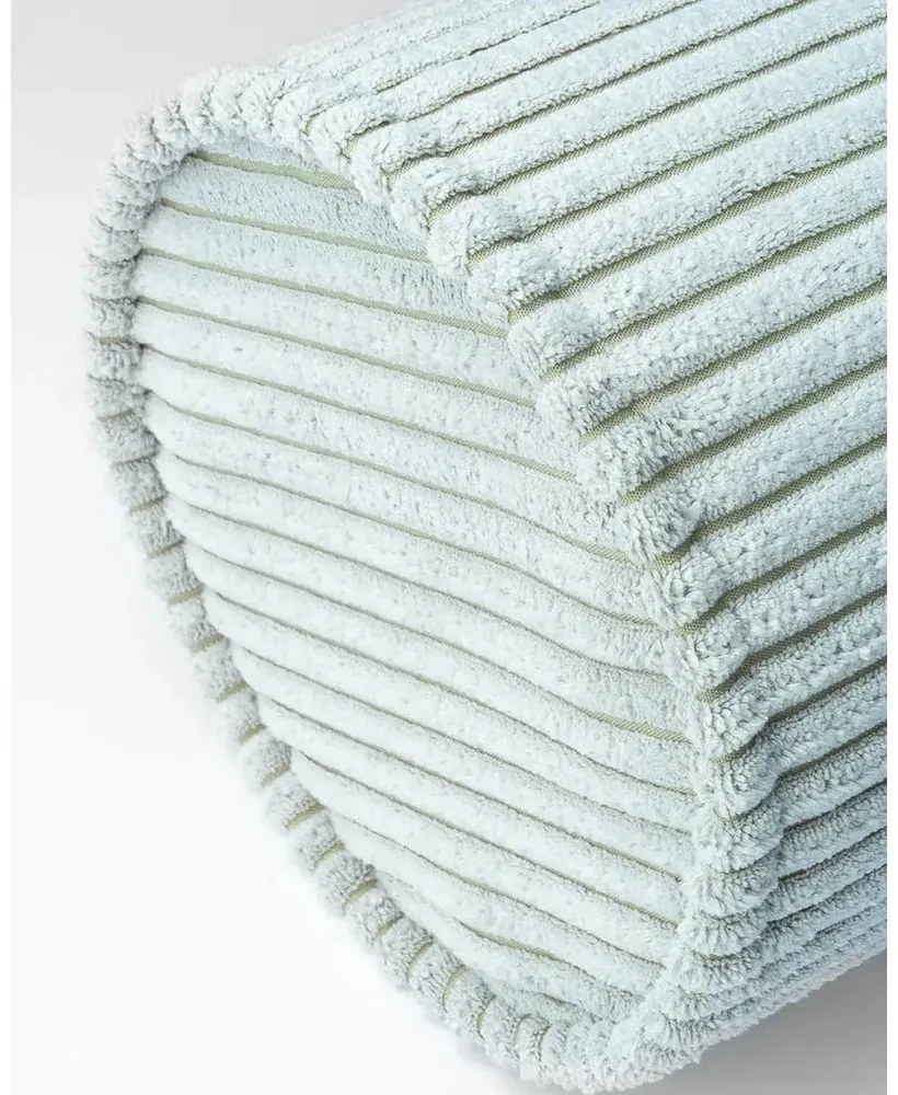 Cuscino per divano da bambini color menta con rivestimento in velluto a coste Roll – Wigiwama