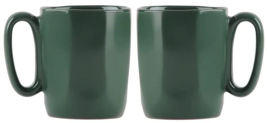 Tazze in set per espresso in verde scuro in gres 2 pz 80 ml Fuori – Vialli Design