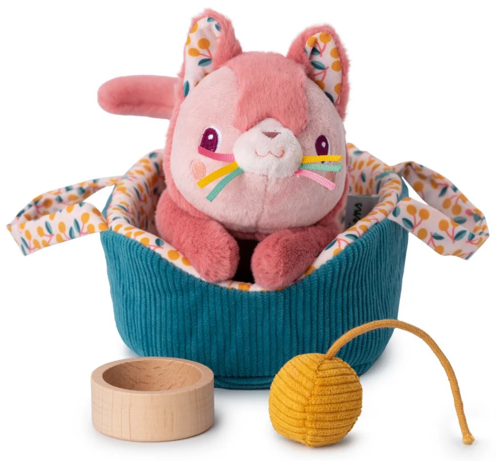 Lilliputiens - Gattina Jeanne nel suo lettino