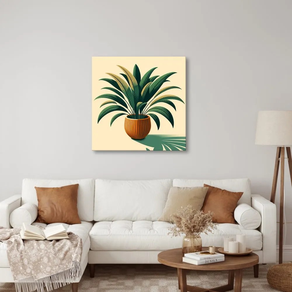 Quadro su tela – Pianta da interno elegante