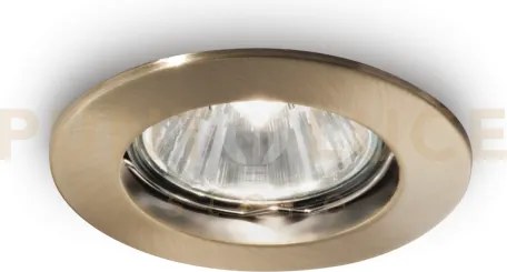 Jazz faretto da incasso brunito 1 luce attacco gu10 d.7,3cm