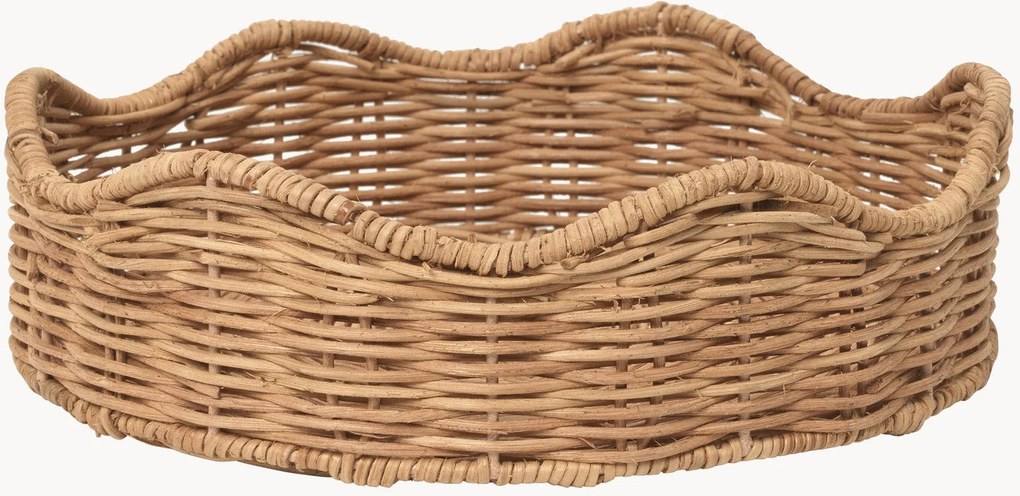 Vassoio decorativo in rattan Lola