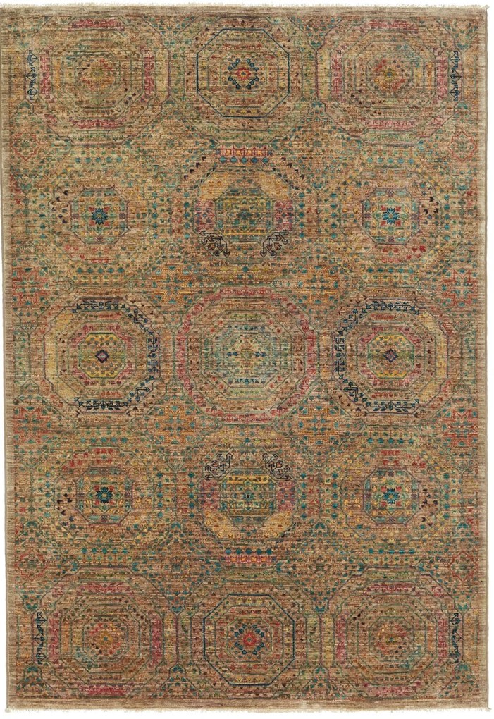 Mamluk Tappeto orientale 130 x 180 Marrone (Pakistan) Annodato A Mano