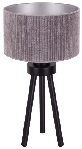 Duolla - Lampada da tavolo LYON 1xE27/15W/230V diametro 30 cm grigio