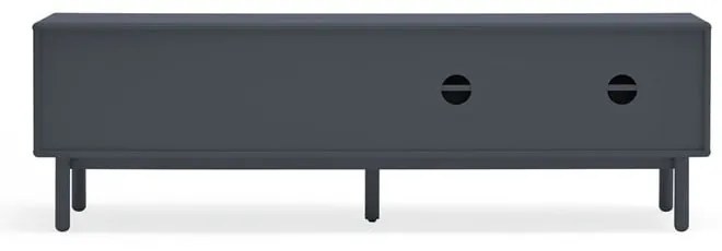 Tavolo TV grigio scuro 180x56 cm Corvo - Teulat