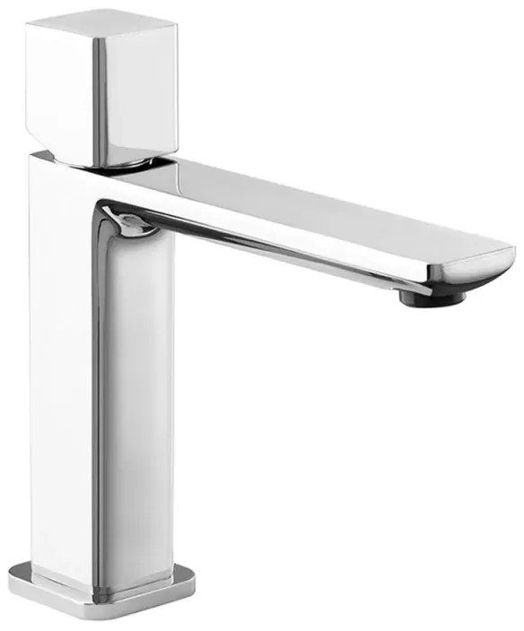 Miscelatore lavabo medio in ottone con manopola e piletta click clack Lotus