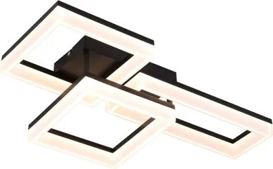 Searchlight 28612BK - Plafoniera LED dimmerabile WALL ART II LED/30W/230V 32x60 cm