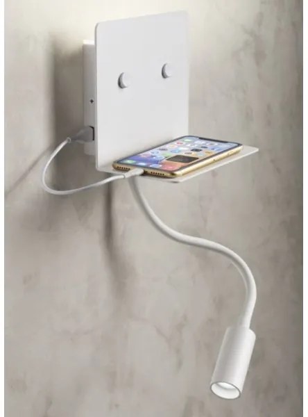 Redo 01-3210 - Applique a LED MOKA LED/6W + LED/3W/230V CRI90 bianco