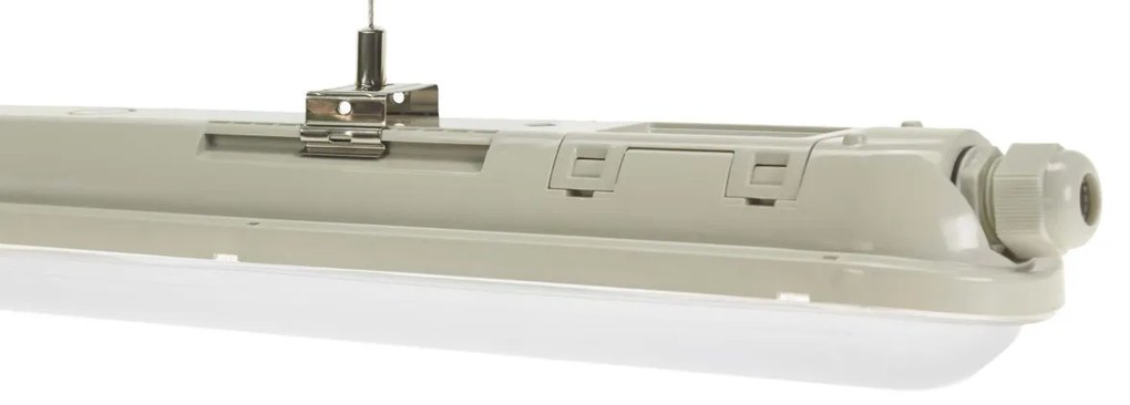Plafoniera LED 120cm 38W 5.900lm (155lm/W) Certificato PZH Colore Bianco Naturale 4.000K