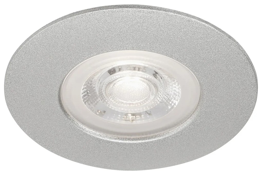 Faretto Incasso Kulana Plastica Cromo Opaco Led Integrato 4,9W 3000K Ip44