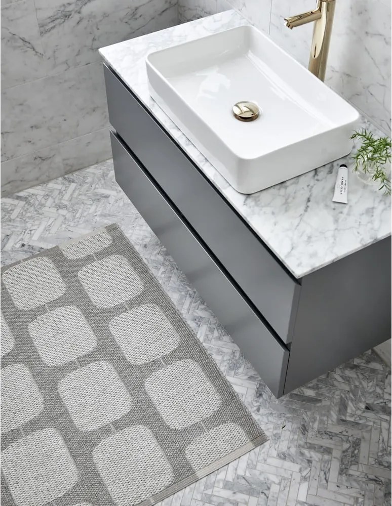 Passatoia da interno/esterno beige 70x200 cm Sten Warm Grey – Pappelina