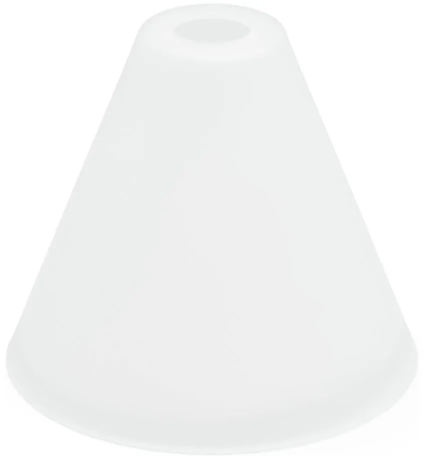 Vetro di ricambio per lampadario E27 diametro 23 cm bianco