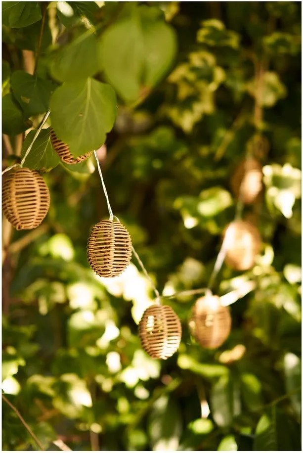 Catena luminosa LED con alimentazione a batteria numero lampadine 10 pz lunghezza totale 180 cm Carlisle – House Nordic