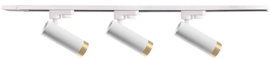 Faretto per sistema a binario FADO 3xGU10/10W/230V bianco