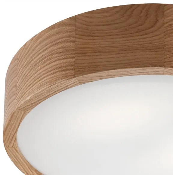 Lampada da soffitto OAK 2xE27/60W/230V rovere Ø 37,5 cm