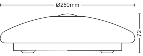 Philips - Plafoniera LED con sensore MAUVE LED/6W/230V 4000K