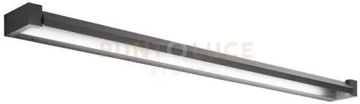 Applique in metallo verniciato nero sway ed 35w cct 3000k 4000k 600...