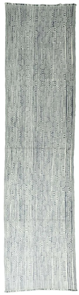 Kilim Tappeto persiano 90 x 370 Nero (Iran) Tessuto A Mano
