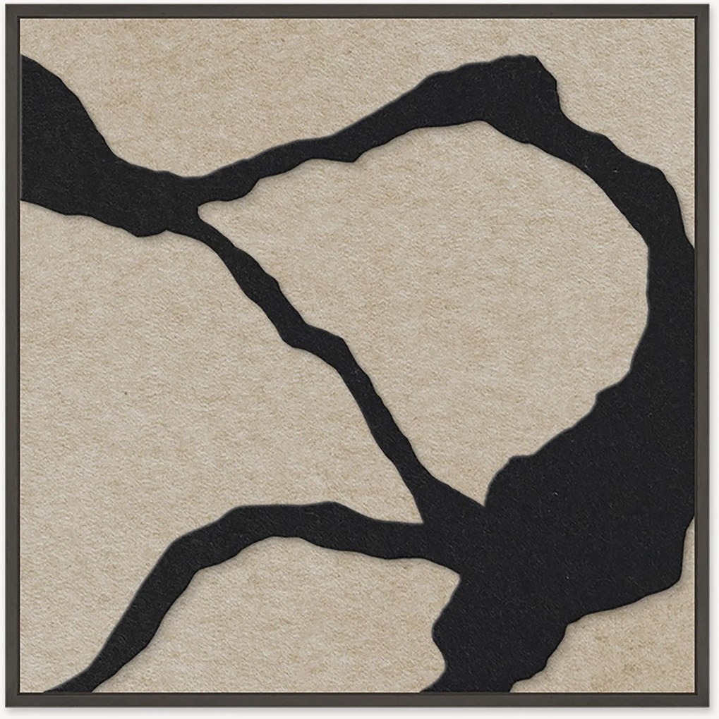 Quadro acustico incorniciato Quiet Friction 1