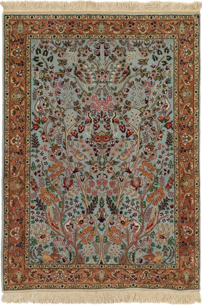 Tabriz Tappeto persiano 100 x 140 (Iran) Annodato A Mano