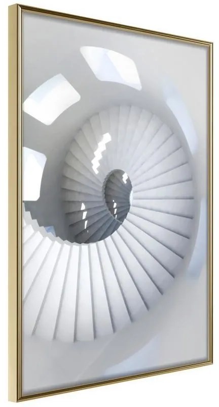 Poster  Spiral Stairs  Cornice Quadri Cornice d'oro, Larghezza x Altezza Home decor 40x60