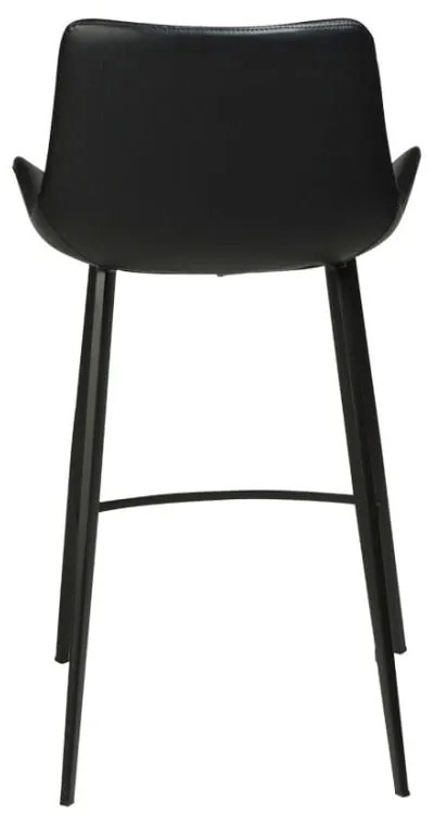 Sgabello da bar in similpelle nera Hype - DAN-FORM Denmark