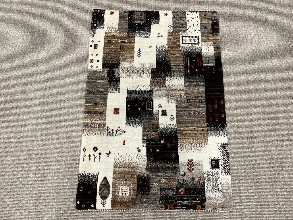 Loribaft Tappeto 80 x 120 Beige (Iran) Annodato A Mano