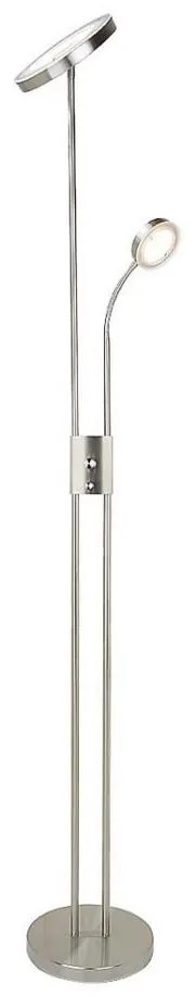 Rabalux 3239-LED Lampada da terra dimmerabile OPHUS LED 18,5W+4,5W cromo